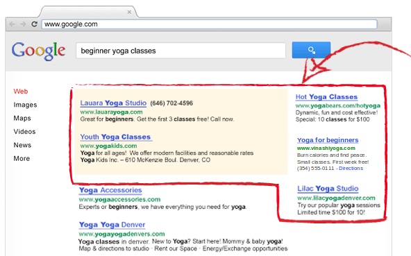 AdWords on Google